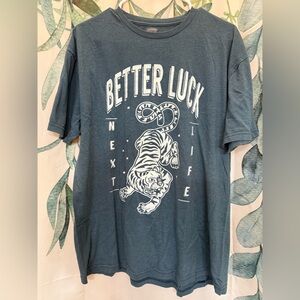 Bacon and Barbells Better Luck Next Life Tshirt